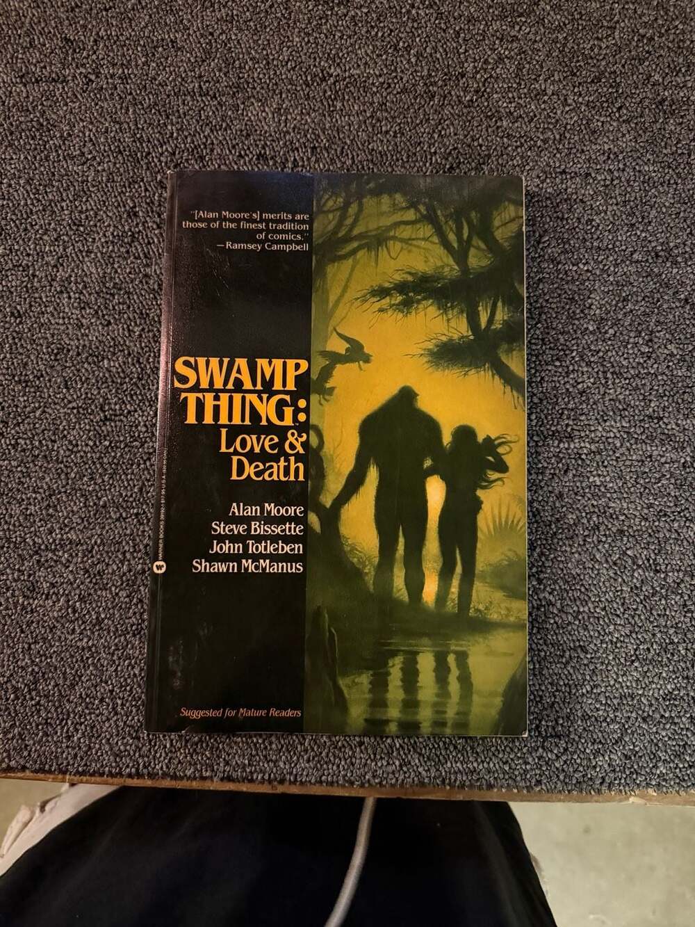 Swamp Thing: Love & Death Paperback by Alan Moore Warner Books 1990